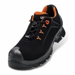   uvex 65281 uvex 2 VIBRAM S3 HI HRO SRC félcipő, fekete/narancs, 10 széles 40