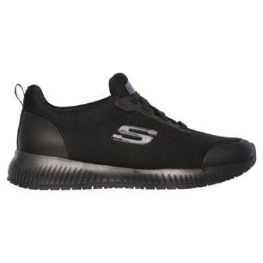 Skechers 77222EC Squad SR, női munkacipő, fekete 41