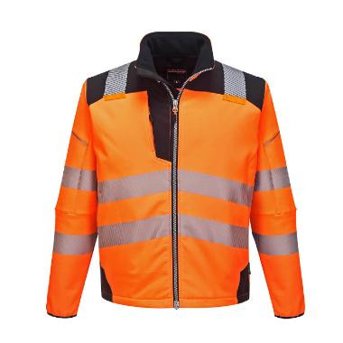 Portwest T402 PW3 Hi-Vis Softshell kabát, sárga/kék XL