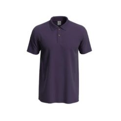   ST 3000 Galléros póló deep berry(lila) 170 g 100 % pamut XL