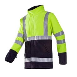   Sioen ARLIER multinormás íválló kabát, Hi-Vis sárga/skék XL